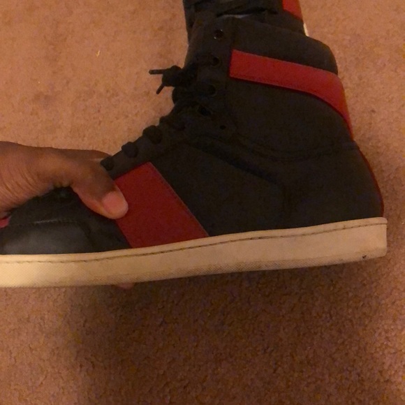 Saint Laurent sl/10h high tops red size 45 - Picture 3 of 5
